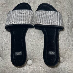 Victoria’s Secret rhinestone slippers